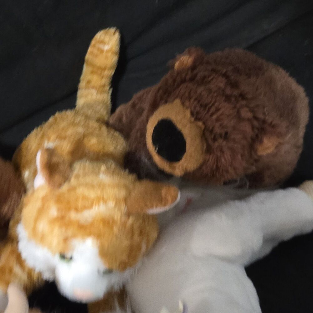 Lot of 16 Aurora Plush Stuffed Animals Dog Cat Lion Monkey Horse - Picture 7 of 8